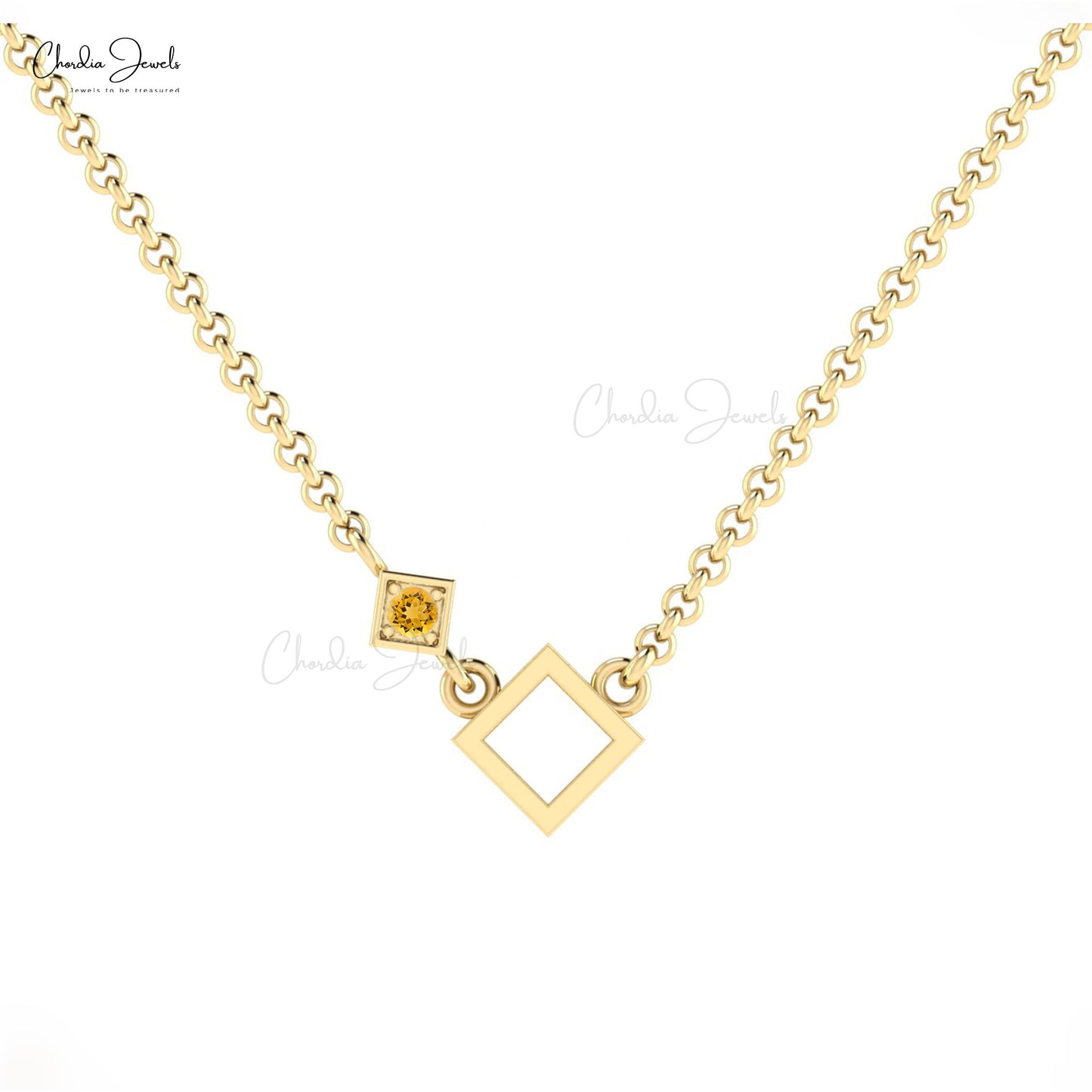 Valentine Special 24 KT gold plated Diamond Pendant – Estele