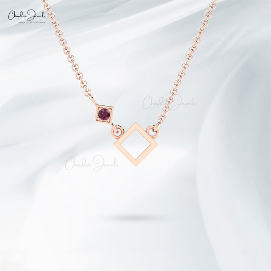Rhodolite Garnet Necklace Fine Jewelry