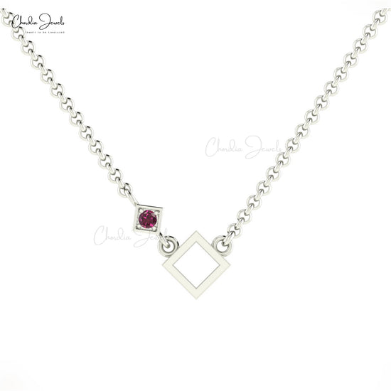 Rhodolite Garnet Necklace Fine Jewelry