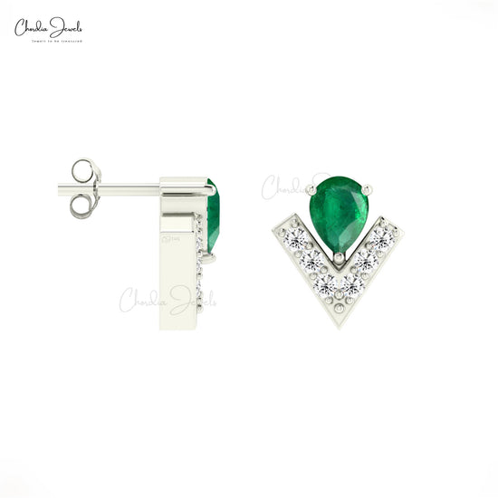 Real Emerald Earrings