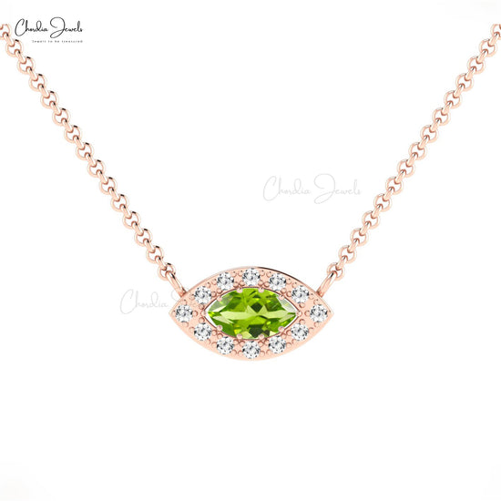 Load image into Gallery viewer, Natural Green Peridot Necklace
