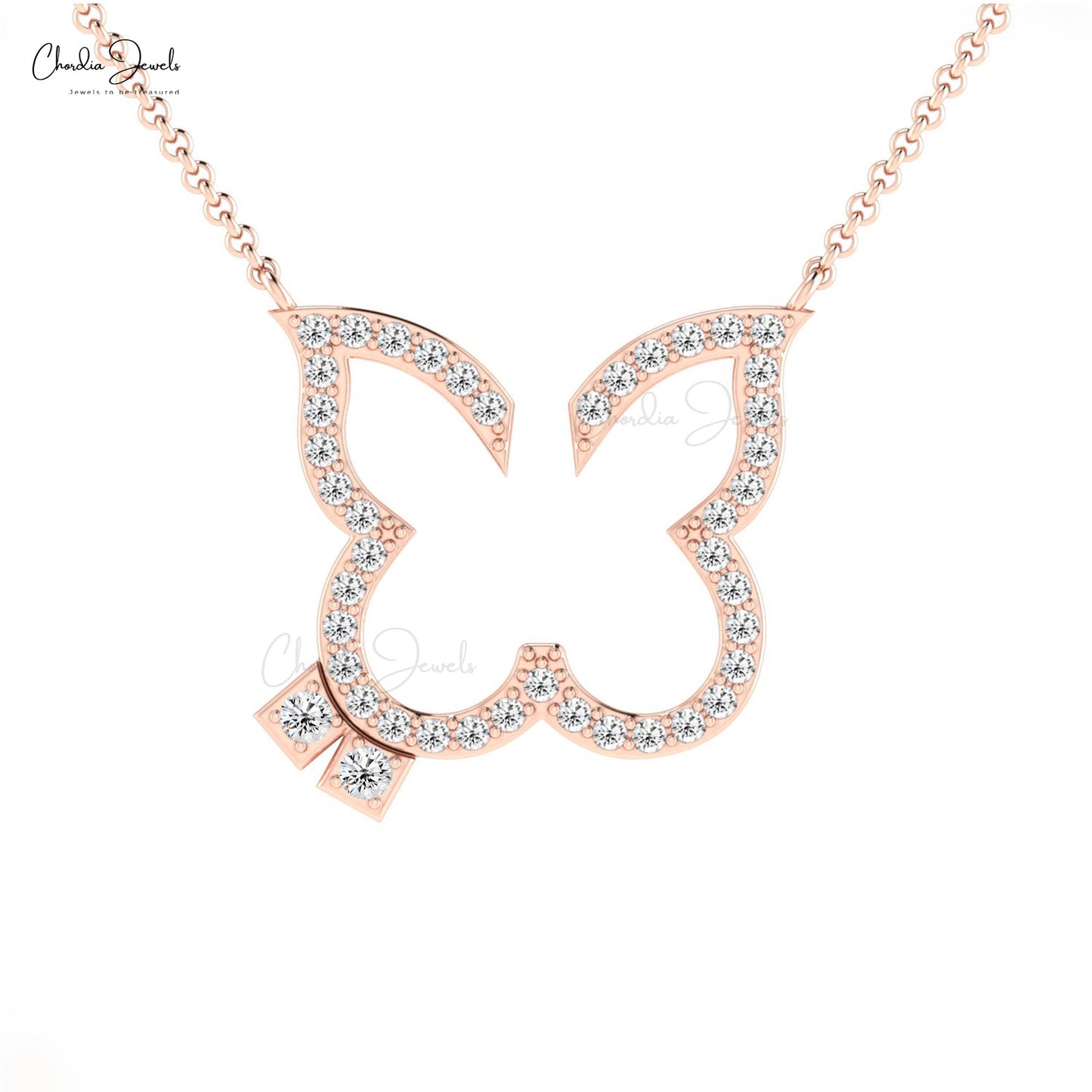 papillon chain necklace