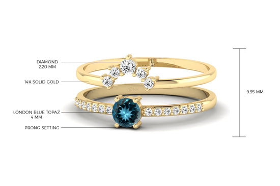 Diamond Chevron Ring