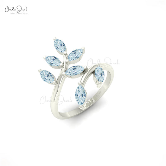 Aquamarine Stone Ring