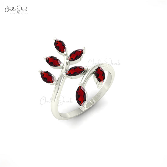 Garnet Engagement Ring