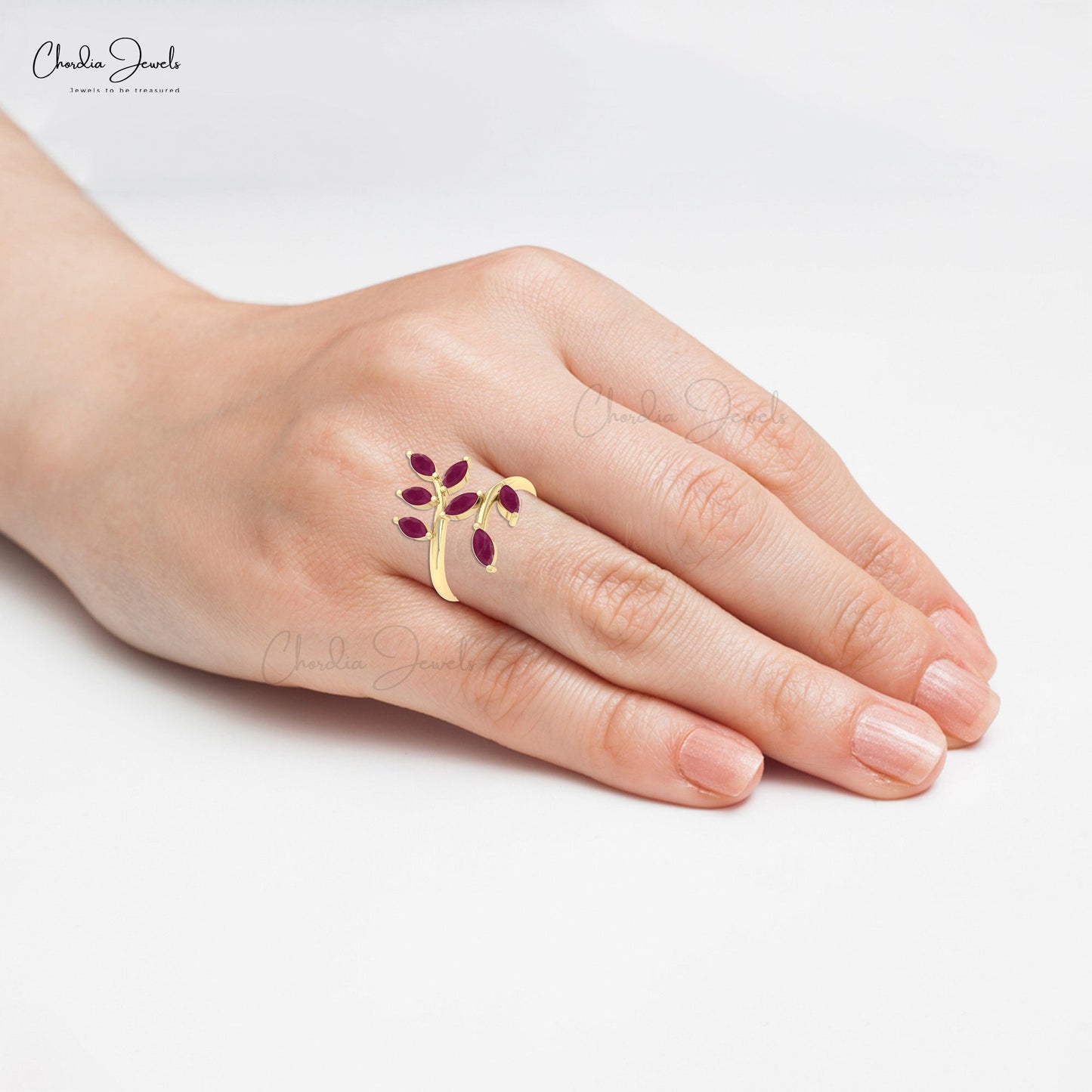 Ruby finger outlet ring designs