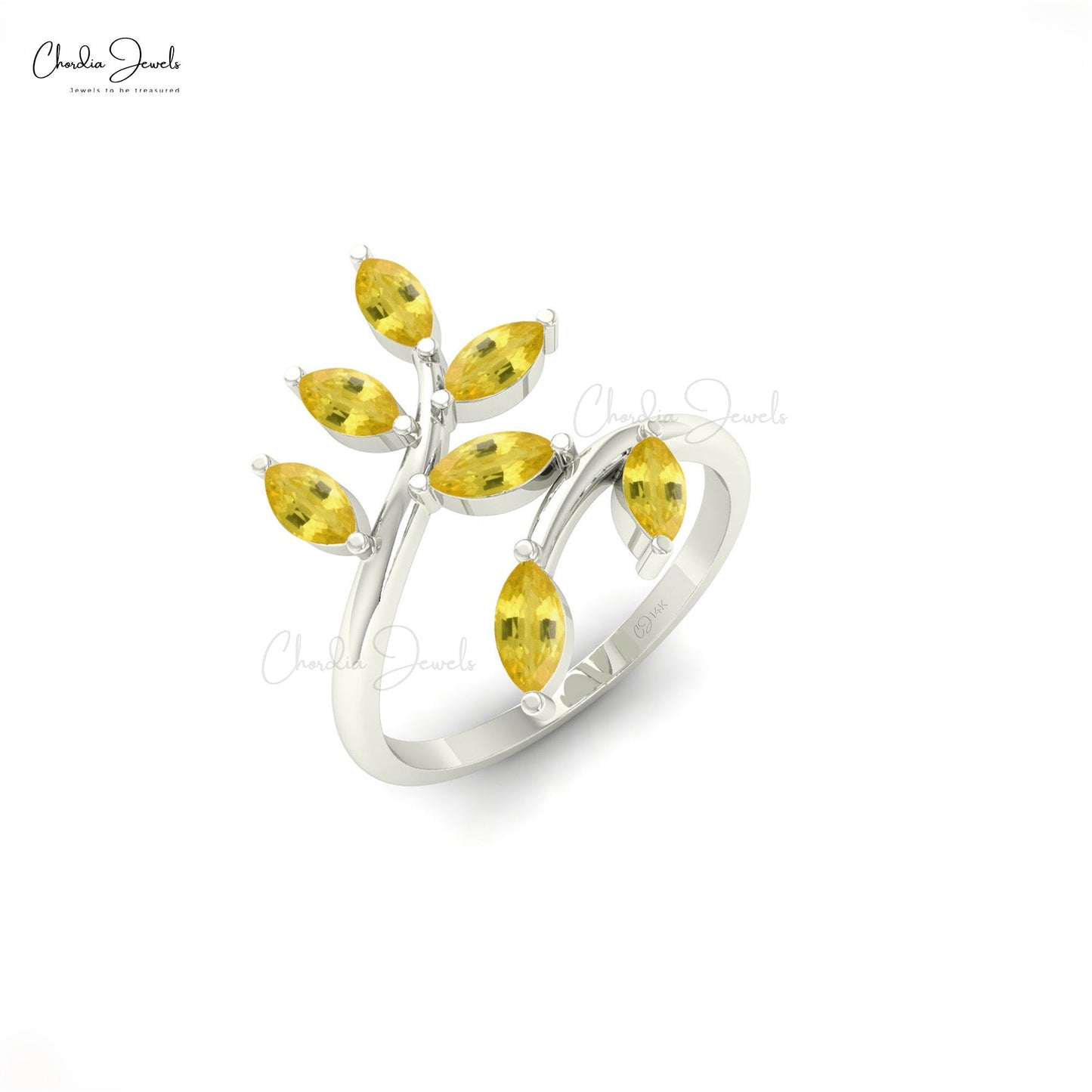 Leaf Style Wedding Ring