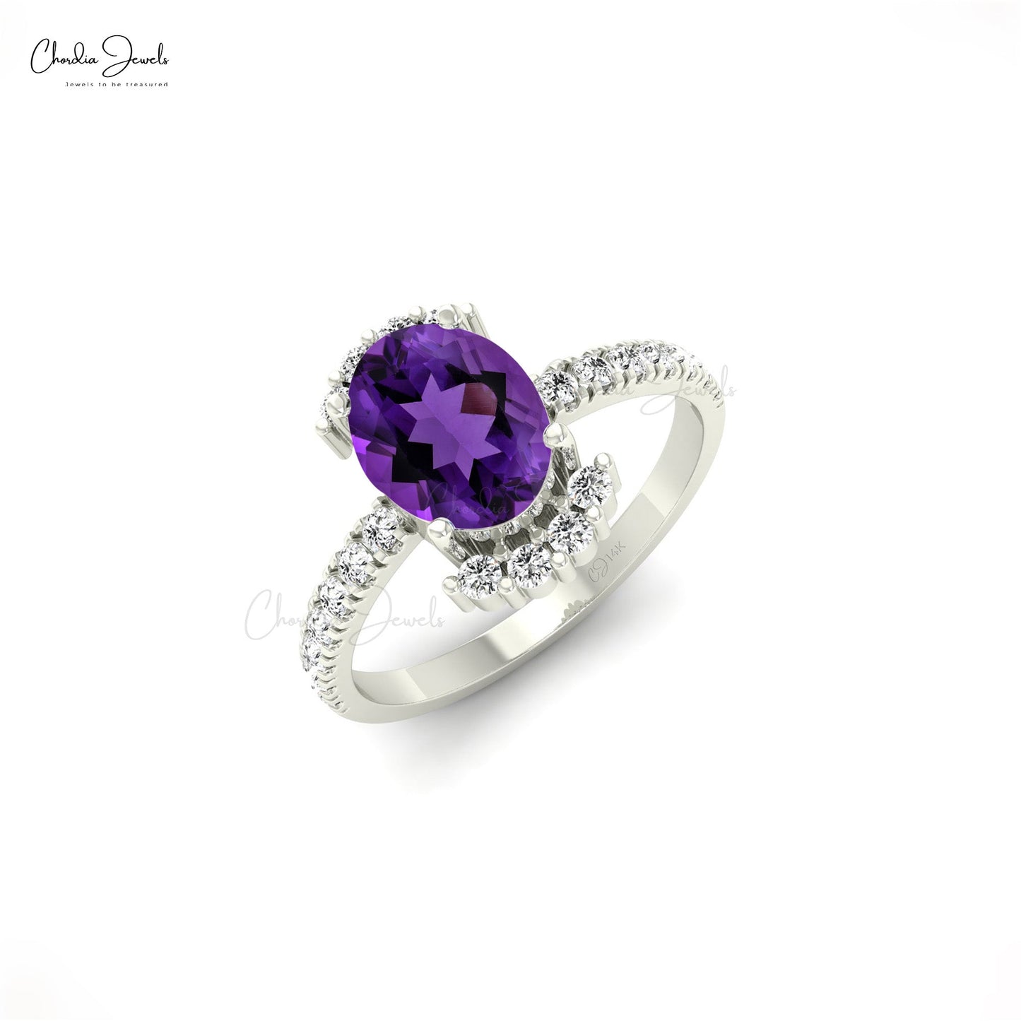 Gold Amethyst Ring