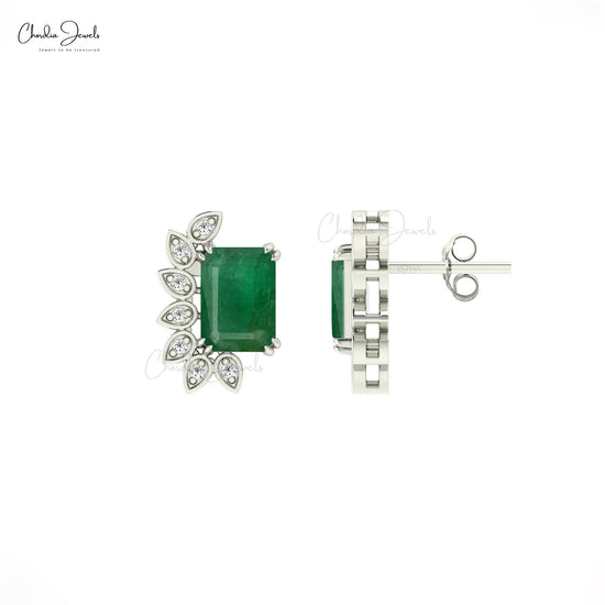 Real Emerald Earrings