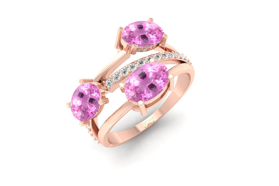 Euro Shank Round Diamond Three-Stone Plus Engagement Ring in | The Stone  Jewelers | Boone, NC