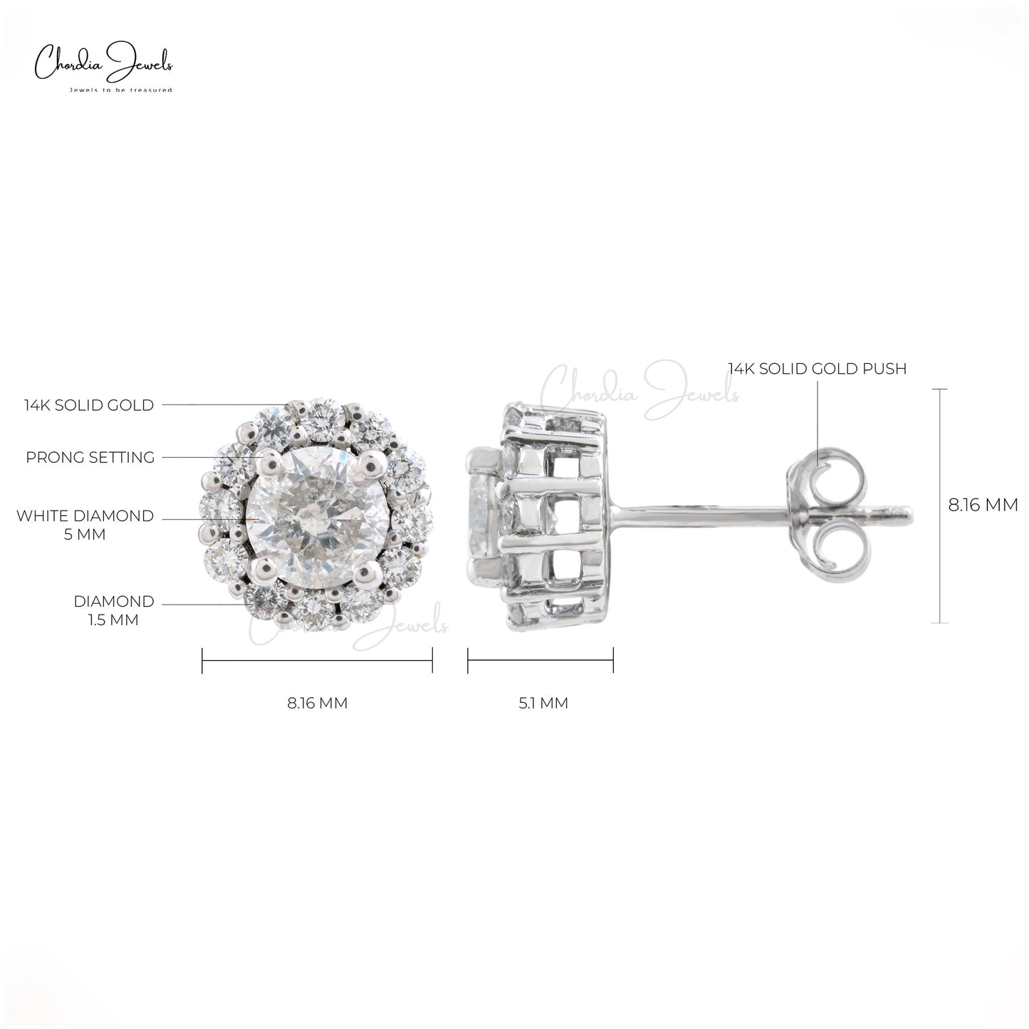 Diamond Wedding Earrings