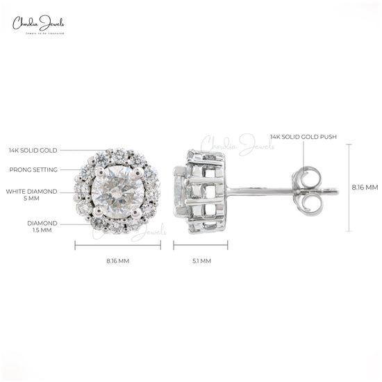 Diamond Wedding Earrings