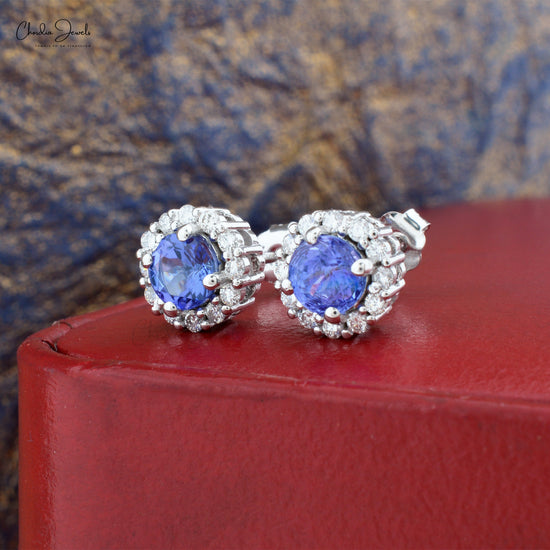 Tanzanite Studs Earrings