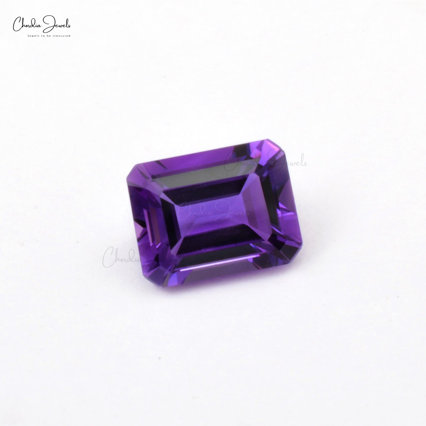 Octagon-Cut Amethyst Loose Gemstone