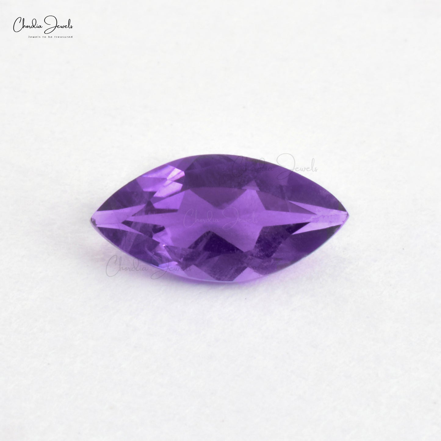 Load image into Gallery viewer, marquise cut amethyst loose gemstone 
