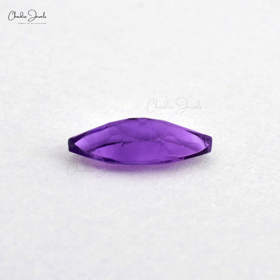 Load image into Gallery viewer, Marquise Cut Amethyst loose Gemstone
