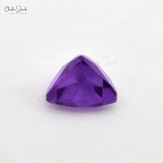 trillion cut amethyst loose gemstone 