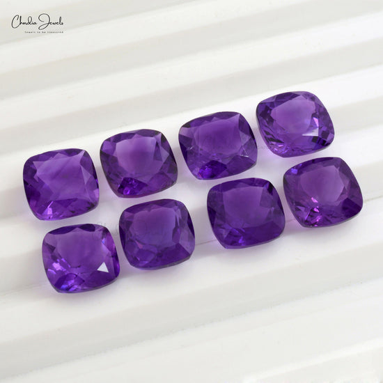 Cushion-Cut Amethyst Loose Gemstone 