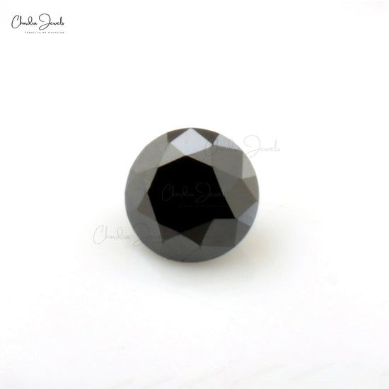 Black Diamond AAA Quality Round Brilliant Cut 1.80 MM Loose Gemstone, 1 Piece