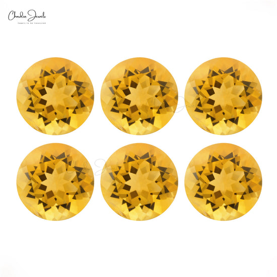 Load image into Gallery viewer, 3.5mm Natural Citrine Round Cut Loose Gemstone At Offer Price
