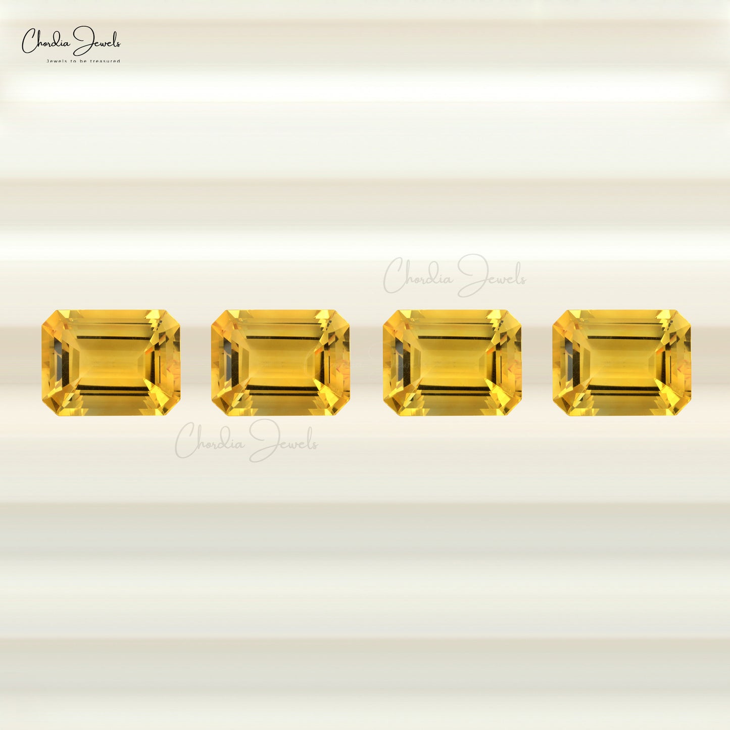 100% Natural Citrine AAA Quality Emerald Cut 12X10MM Loose Gemstone for Pendant, 1 Piece