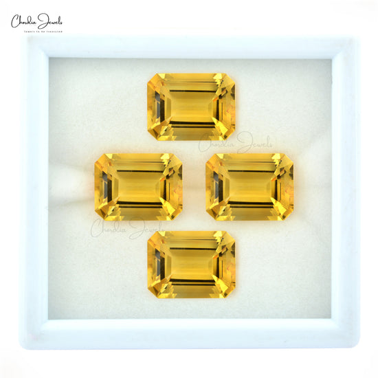 Load image into Gallery viewer, Natural Citrine 16X12MM Emerald Cut Semi Precious Gemstone at Sale, 1 Piece
