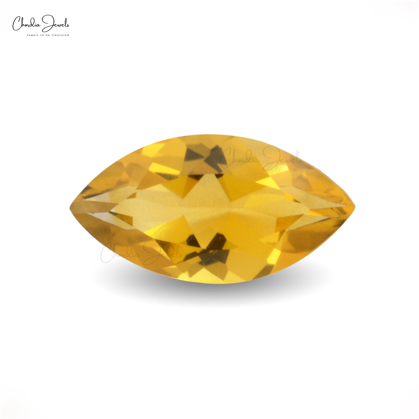 Natural 4x2MM Brazilian Citrine Faceted Marquise for Making Rings, 1 Piece