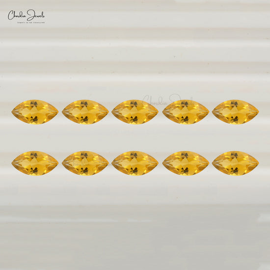 Top Quality Marquise Genuine Citrine Faceted Cut at Wholesale, 1 Piece