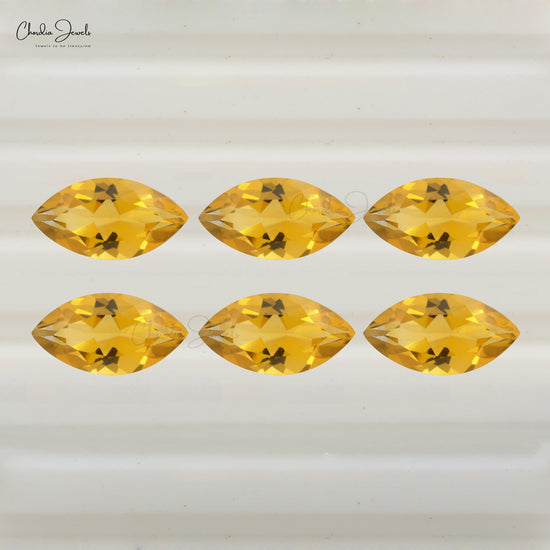 Load image into Gallery viewer, 7X3.50 MM Super Fine Quality Citrine Marquise Loose Gemstone for Jewelry, 1 Piece
