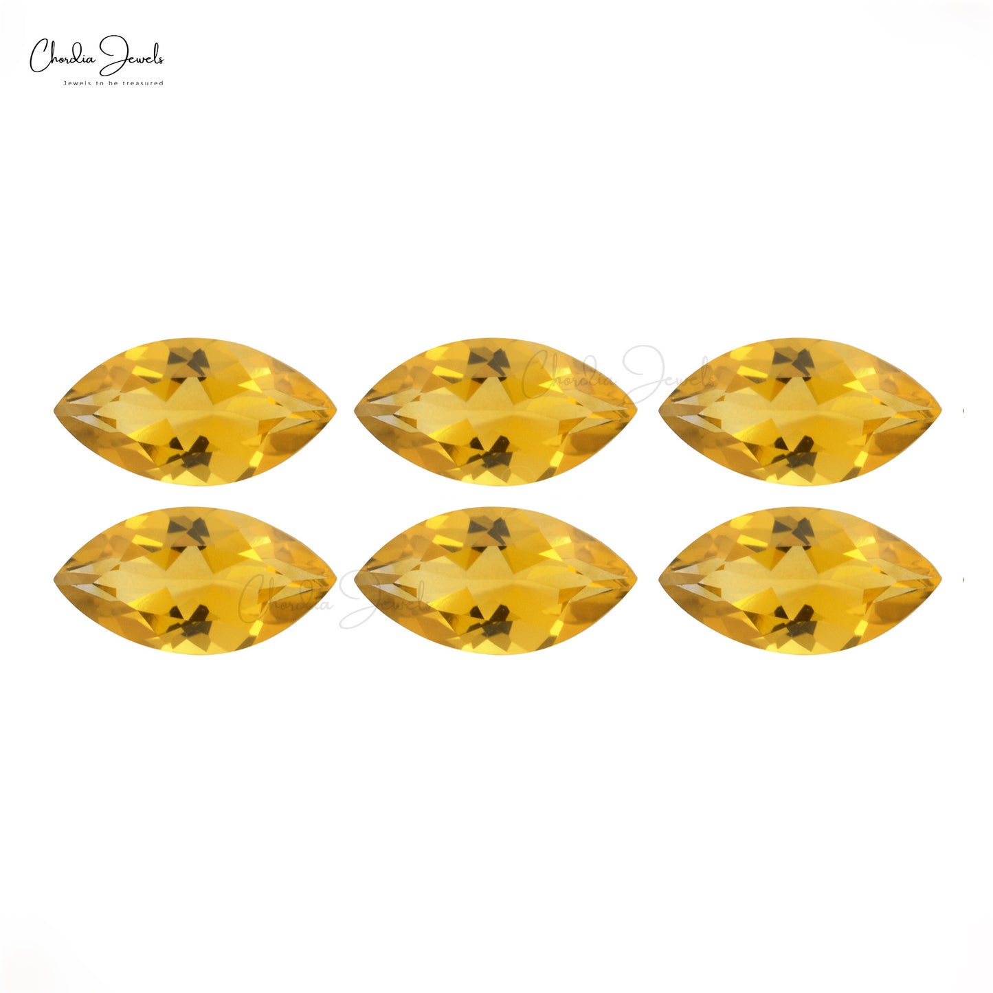 8X4MM Top Grade AAA Citrine Marquise Faceted Cut for Earrings, 1 Piece