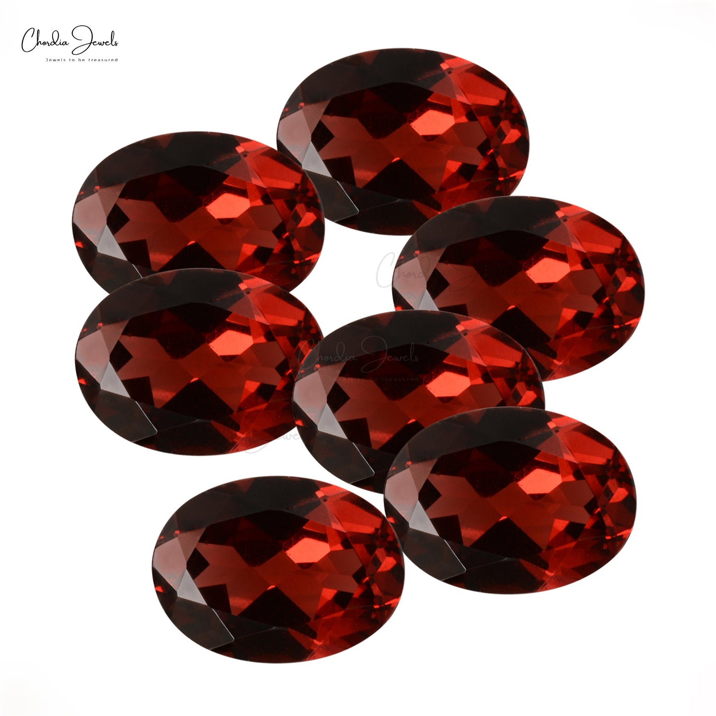 3 Carat Oval Cut Semi Precious Garnet Gemstone for Jewelry Setting, 1 Piece