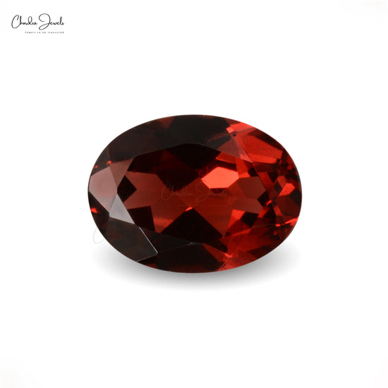 6.5 Carat Top Grade Garnet Gemstone 14x10 mm for Jewelry Making, 1 piece