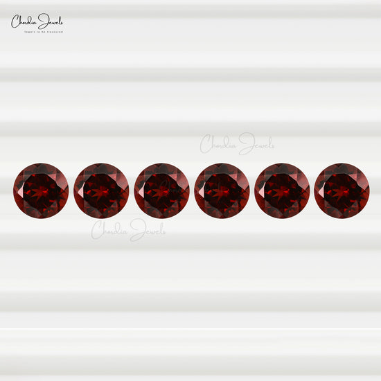 Load image into Gallery viewer, 4mm-4.50mm 100% Genuine Top Grade Faceted Round Garnet, 1 Piece
