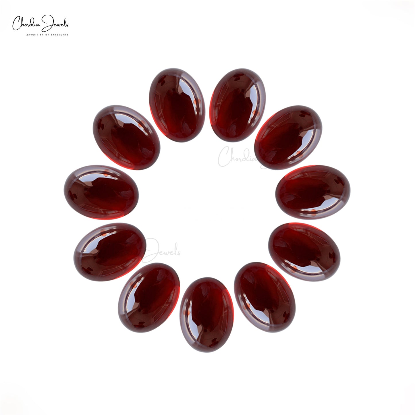 Fine Quality 11x9 MM Mozambique Garnet Oval Cabochon Loose Gemstone Supplier, 1 Piece