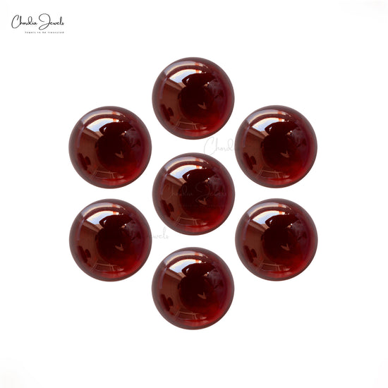 Round Cabochon 100% Natural Mozambique Garnet Loose Gemstone Supplier, 1 Piece