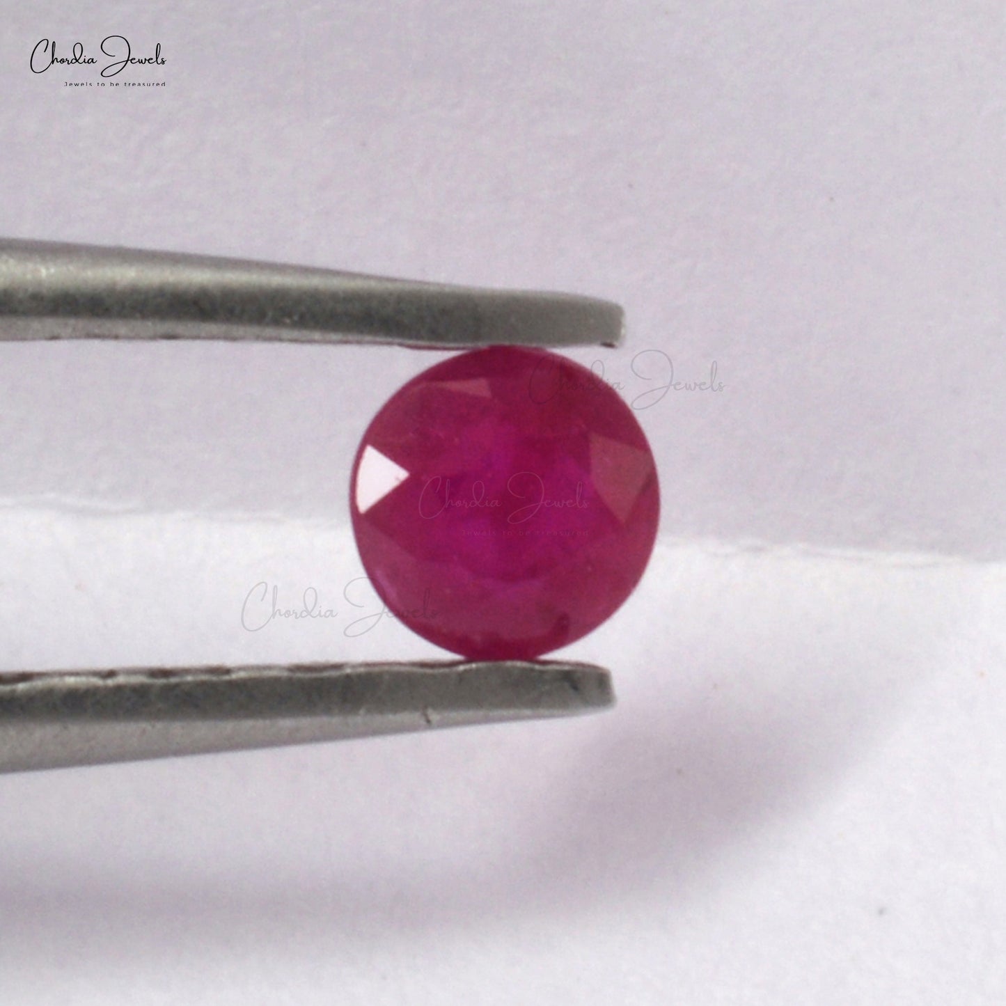 Load image into Gallery viewer, 3mm Round Cut Loose Ruby July Birthstone, 1 Piece
