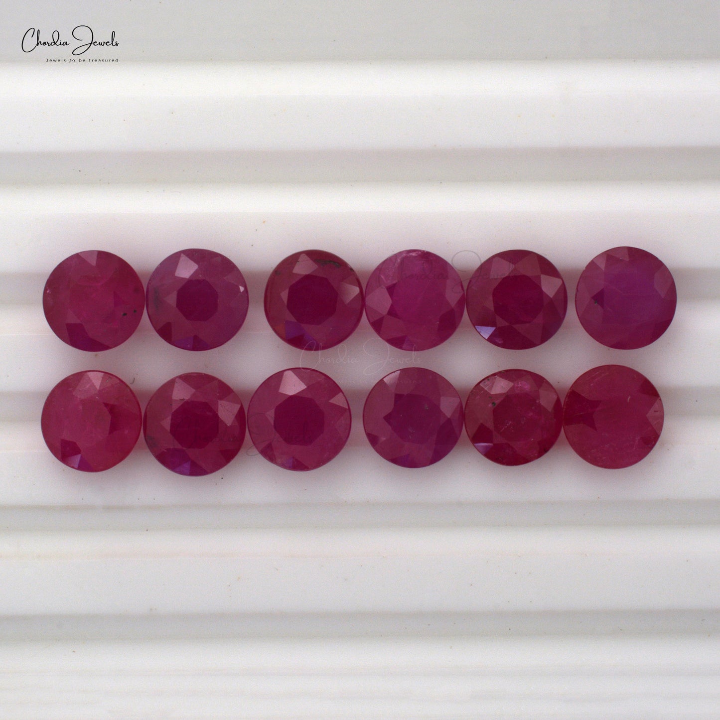 Ruby Round Brilliant Cut 4.50mm Precious Stone, 1 Piece