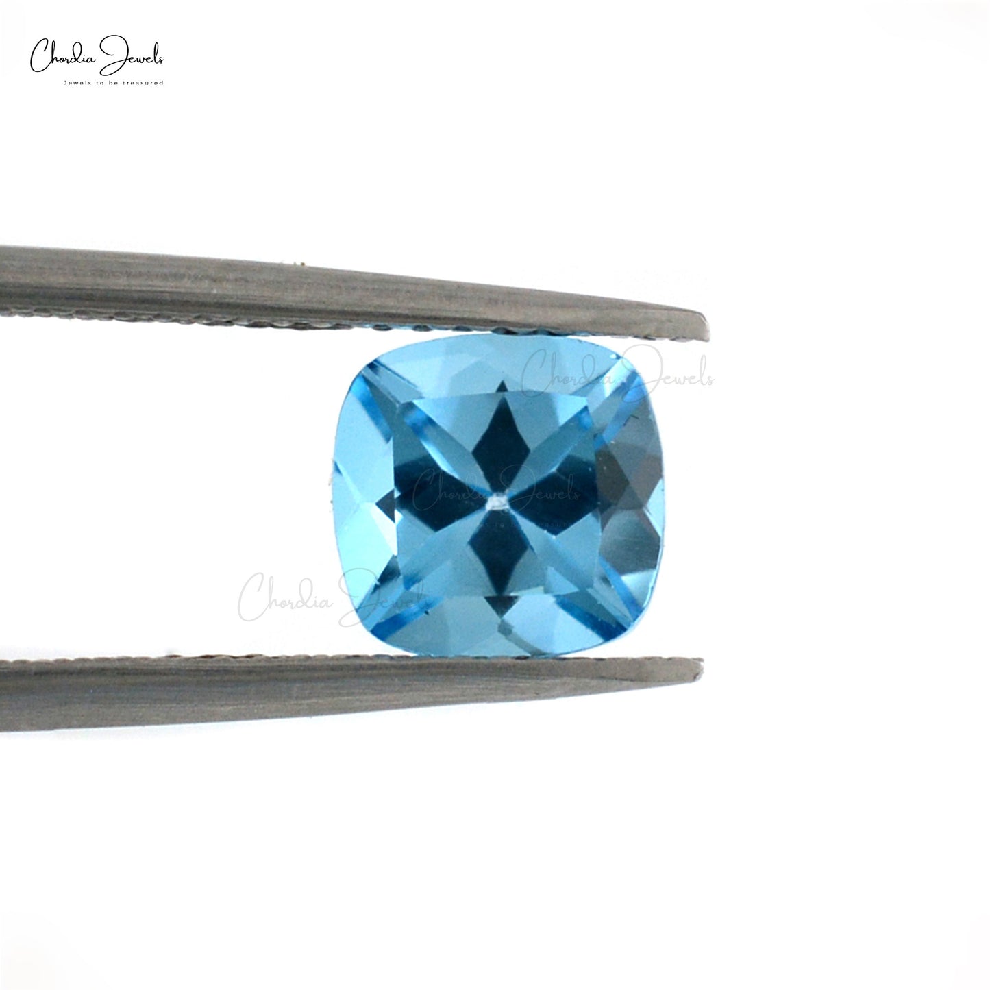 Super Top Quality Swiss Topaz Cushion Cut 3MM Loose Gemstone for Jewelry, 1 Piece