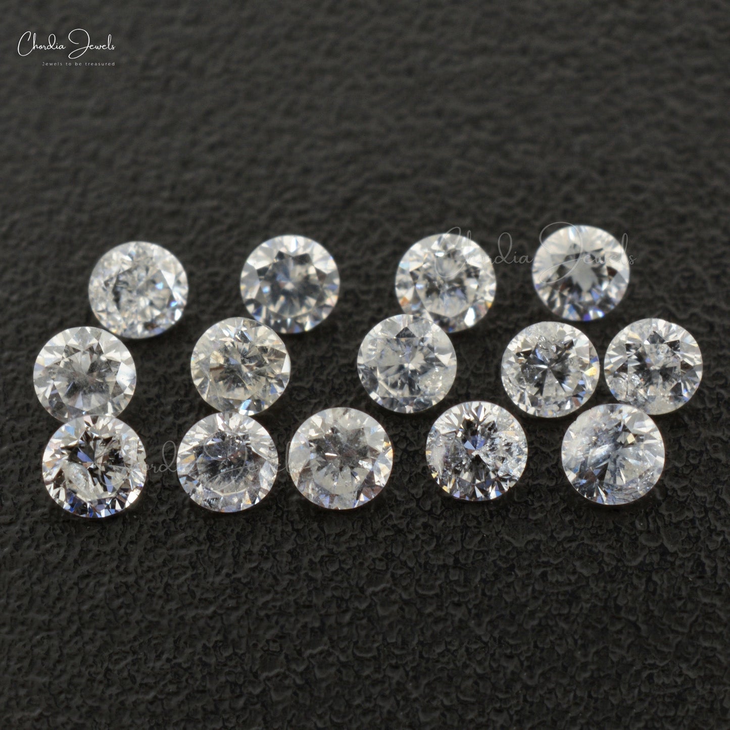 White Diamond I1-I2 / G-H Round Excellent Cut 1.70 MM Loose Gemstone, 1 Piece
