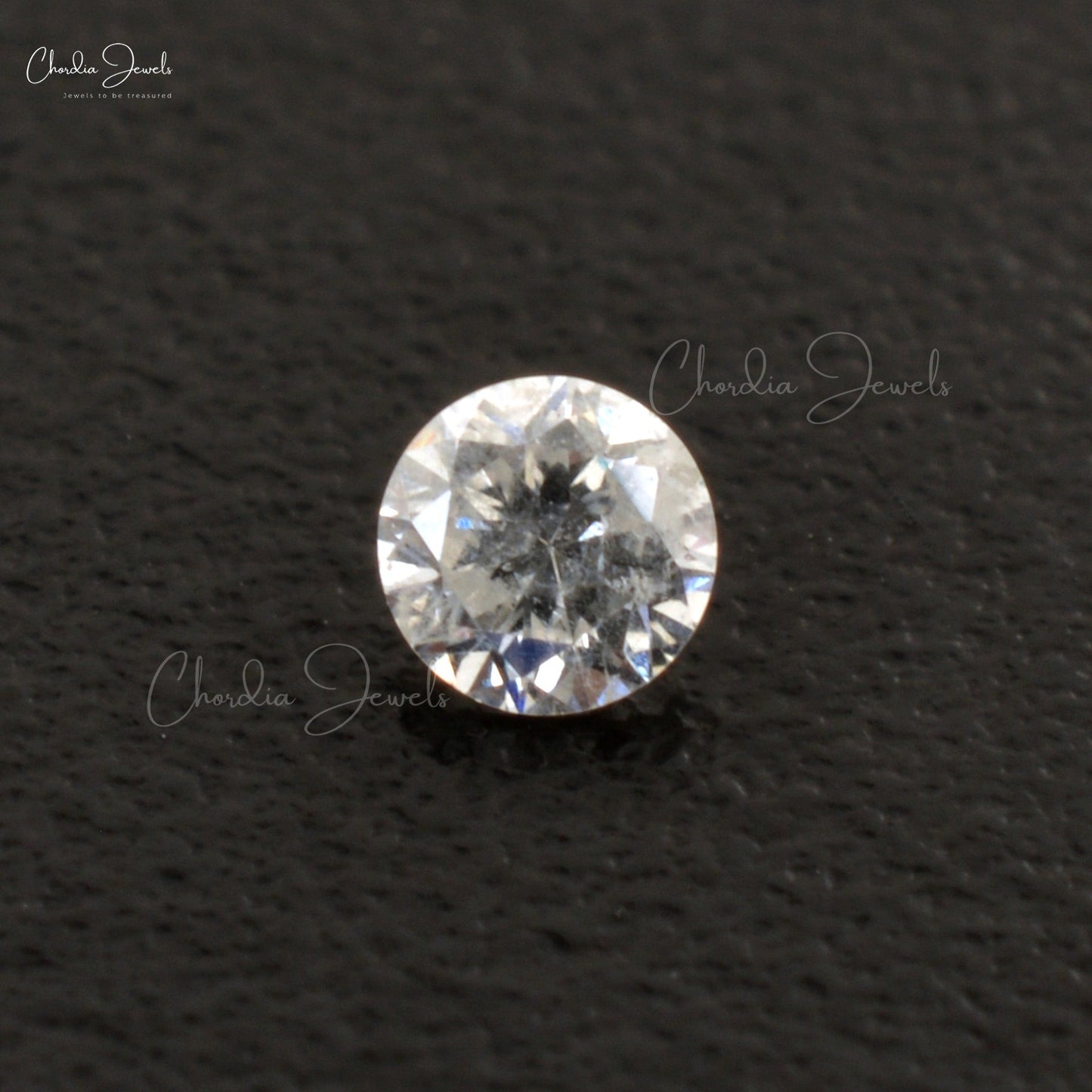 White Diamond 2.80 MM Round Brilliant Cut I1-I2 / G-H Precious Gemstone, 1 Piece