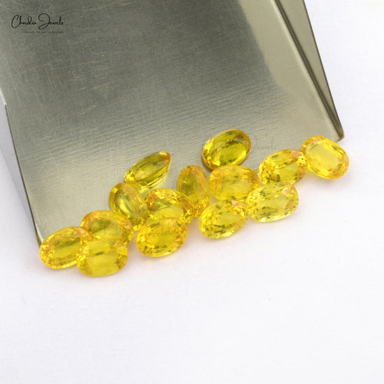 Fine Quality 4x2mm Yellow Sapphire Stone Marquise-Cut. Size: 4x2mm, Weight: 0.08 Carats, Stone Cut: Excellent, from Chordia Jewels