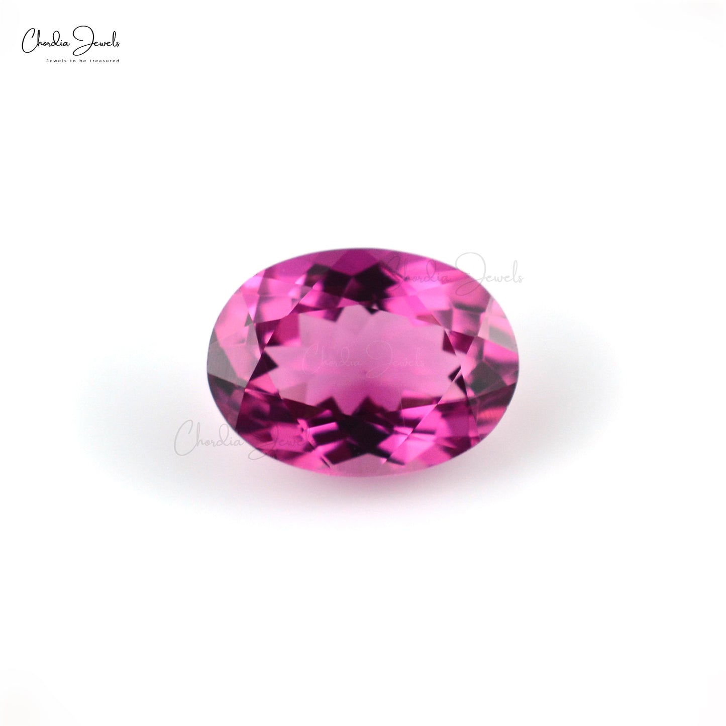 AAA Pink Tourmaline 1.35 Carat Natural Oval Cut Gemstone for Making Rings, 1 Piece