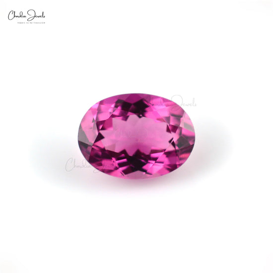 AAA Pink Tourmaline 1.35 Carat Natural Oval Cut Gemstone for Making Rings, 1 Piece