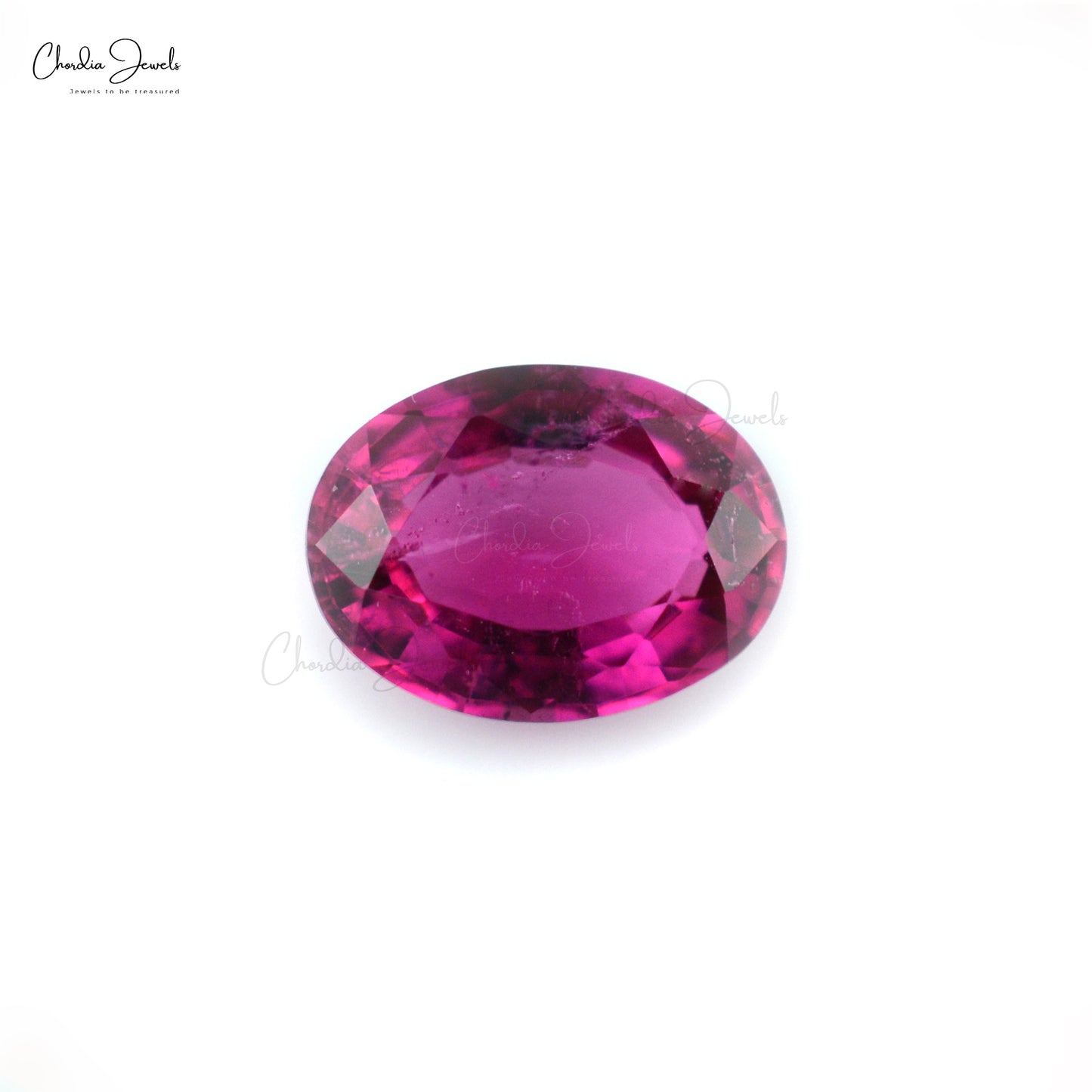 Load image into Gallery viewer, Oval Faceted AAA Rubellite Tourmaline 0.10 Carat Top Grade Gemstone for Earrings, 1 Piece

