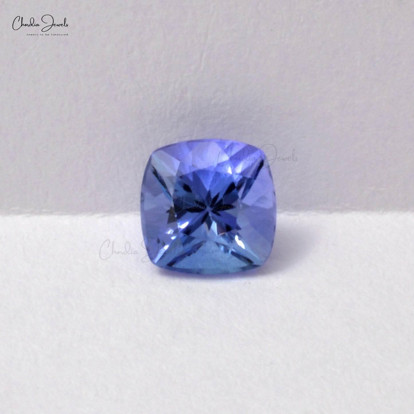 December Birthstone 5X5 MM Cushion Cut Tanzanite Stones for Sale