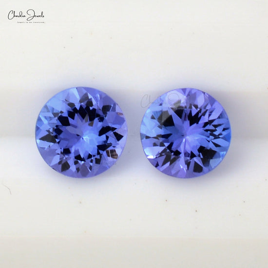 Stunning Natural Tanzanite Gemstone Pair - 8-10 Ct Total, Hexagon Cut, AAA+ Quality With GGL Certificate