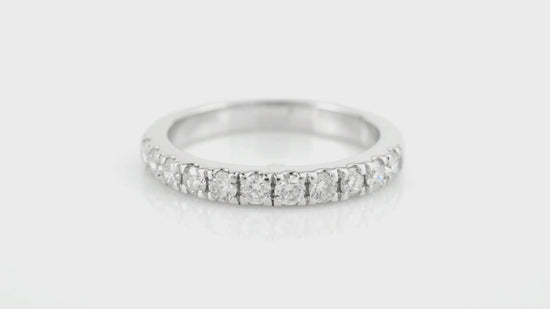Load and play video in Gallery viewer, 0.52 Carat SI/GH Quality White Diamond Anniversary Eternity Band
