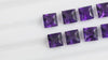 square cut amethyst loose gemstone 